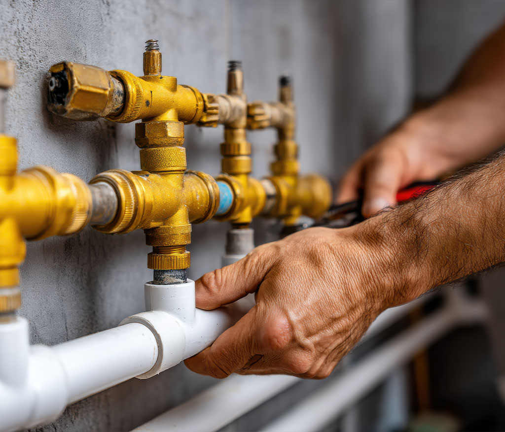 Installationen und Heizungsbau Installateur Mattersburg - Rohrverlegung durch den Meister Andreas Piringer